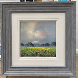 a beautiful view framed original by artist allan morgan