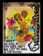 a trouble mind of an artist framed print by artist ghost