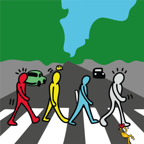 abbey road print by artist tboy