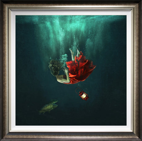 adrift deluxe framed by artist michelle mackie