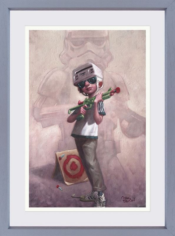 aim for the stars framed print by artist craig davison