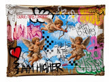 aim higher framed print by artist ghost