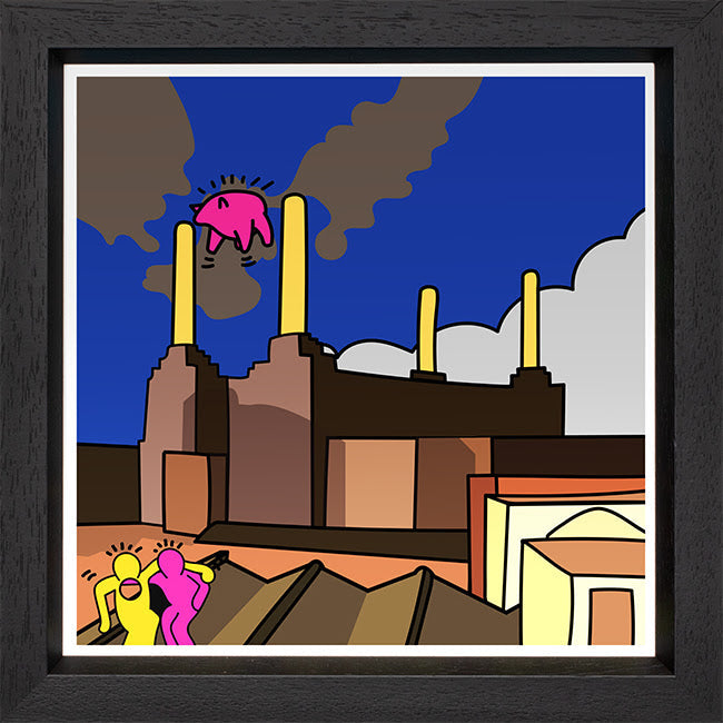 animals print framed in black by artist tboy