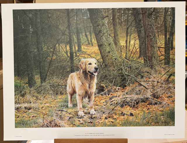 all in a working day print by artist steven townsend