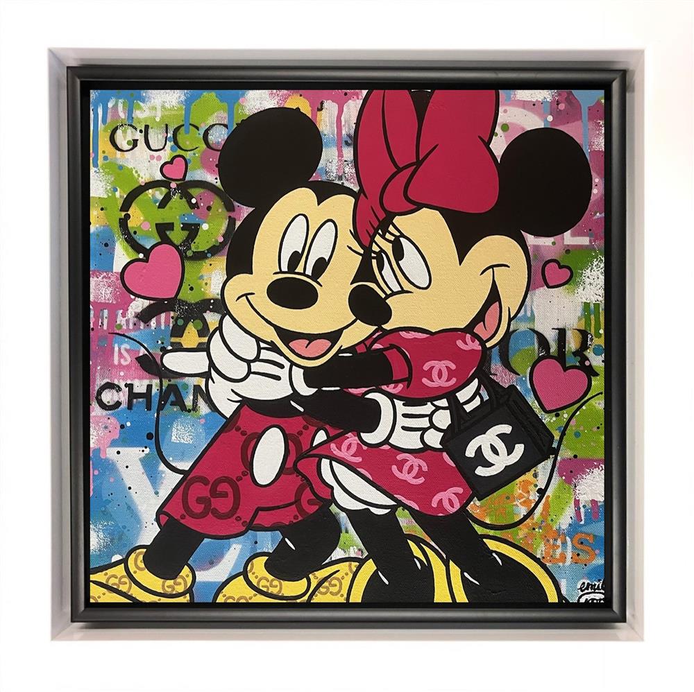 all you need is love framed original by artist emily crook