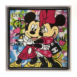 all you need is love framed original by artist emily crook