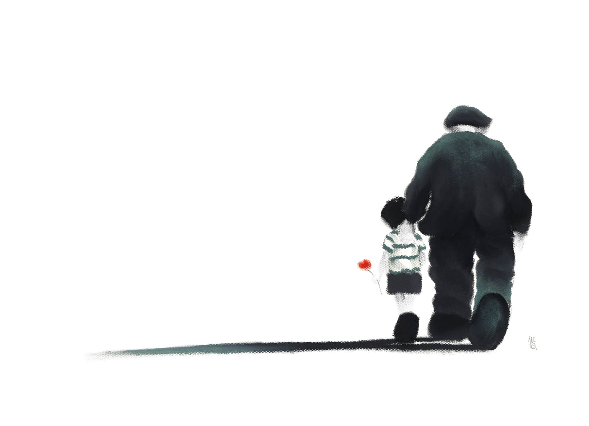 always together print by artist mackenzie thorpe