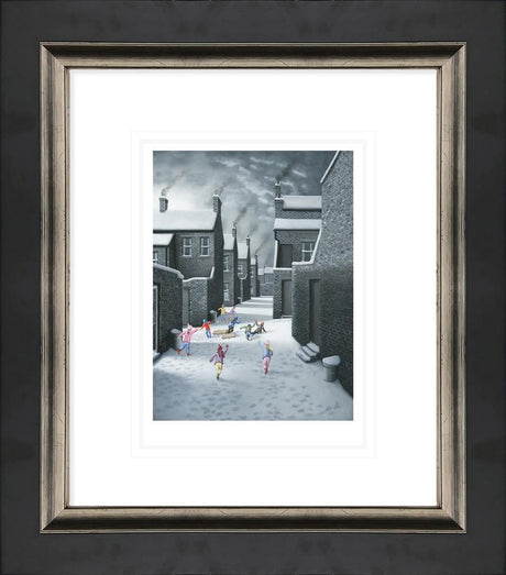 ambushed framed paper print by artist leigh lambert