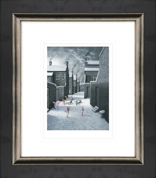 ambushed framed paper print by artist leigh lambert