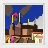 anmals print framed in white by artist tboy