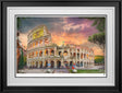 are you not entertained deluxe print framed by artist jj adams