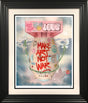 art bomb print framed in black by artist jj adams