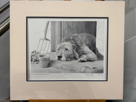 at spinney cottage mounted print by artist mike sibley