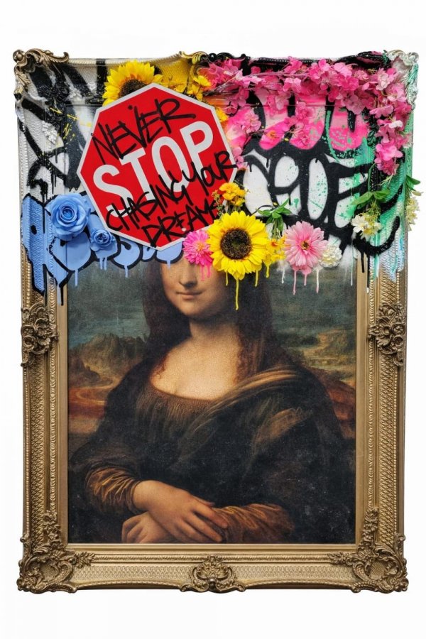beautiful chaos framed print by artist ghost