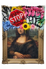 beautiful chaos framed print by artist ghost