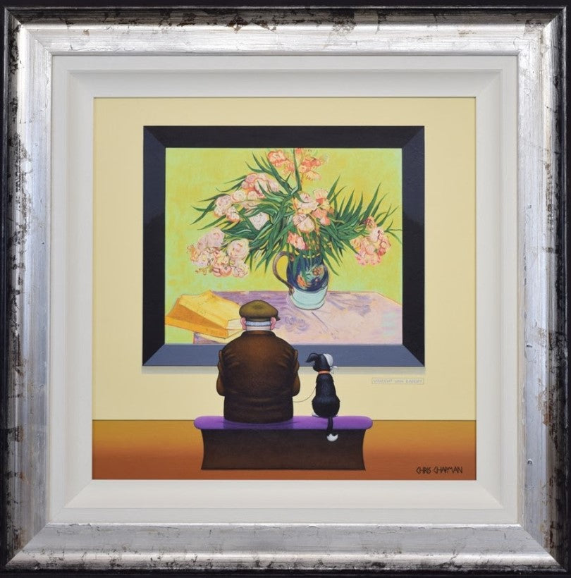 blooms and bandage framed print by artist chris chapman