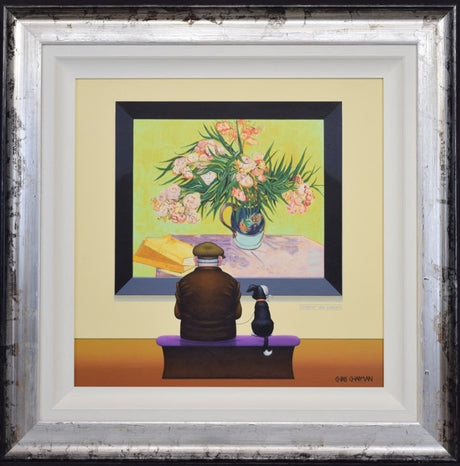 blooms and bandage framed print by artist chris chapman