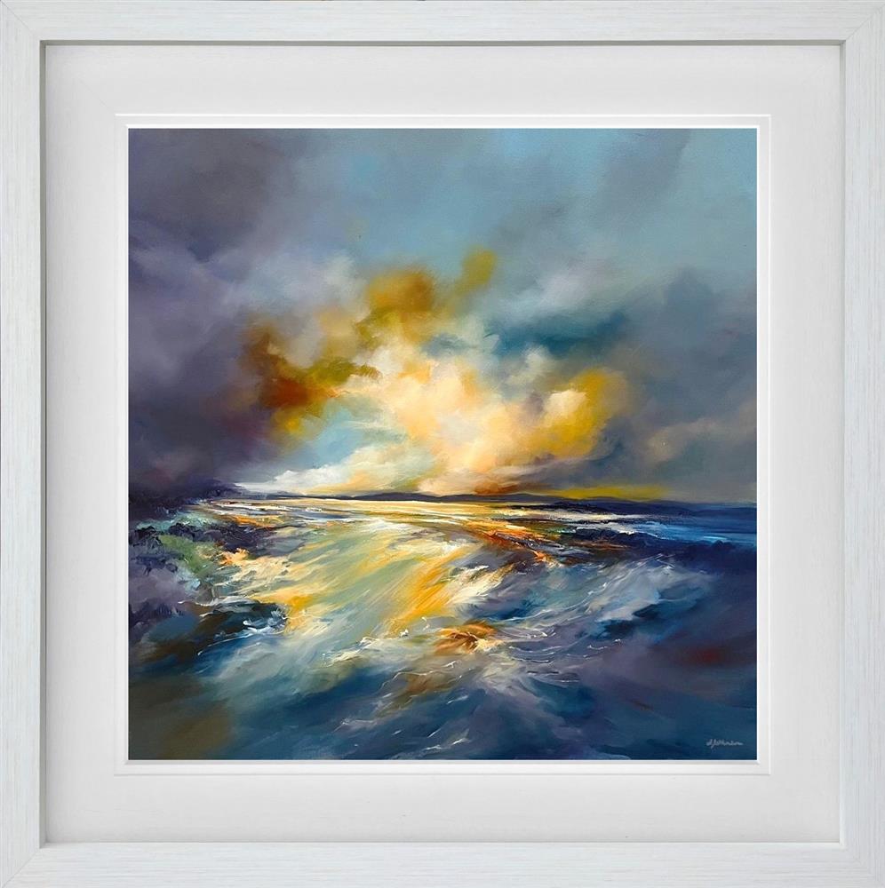 breaking light framed print by artist alison johnson