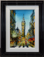 racing the hour framed original by artist simon wright
