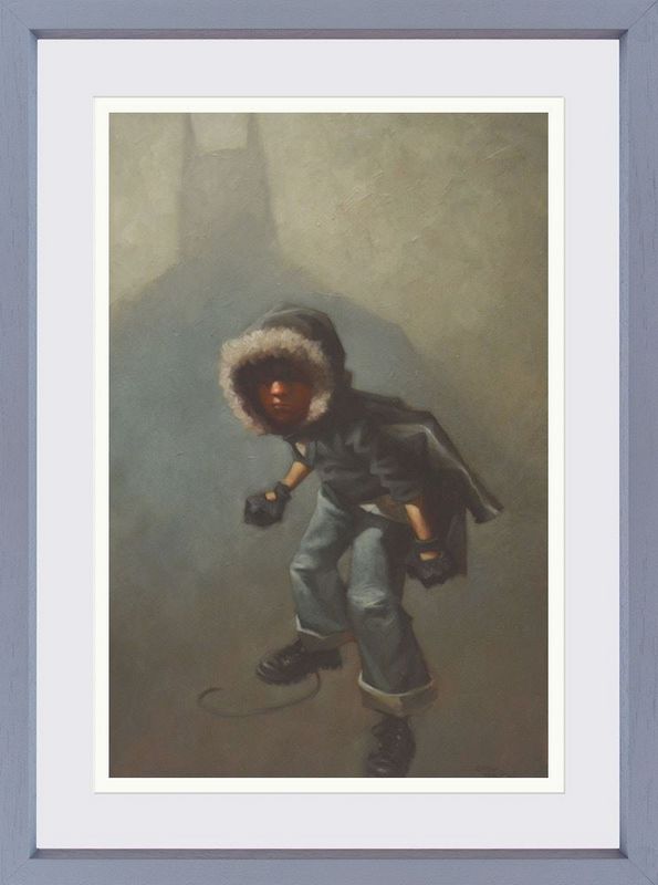 caped crimebuster framed print by craig davison