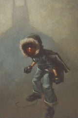 caped crimebuster print by artist craig davison