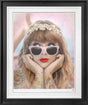 champagne problems colour print deluxe framed by artist jj adams