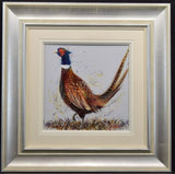 chich jagger original framed by artist ruby keller