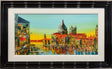 city of floating dreams framed original by artist simon wright