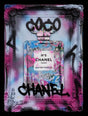 coco chanel framed print by artist ghost