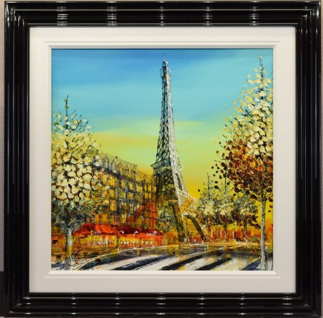 coup de foudre framed original by artist simon wright