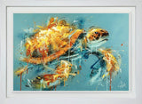 crush framed print by artist joe galindo