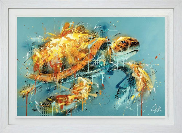 crush framed print by artist joe galindo
