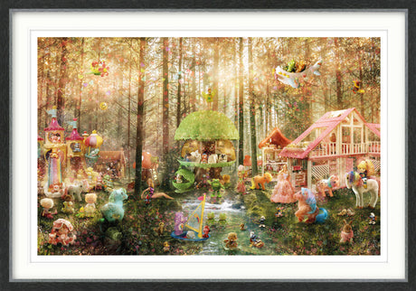cuddlewood grove framed print by artist mark davies