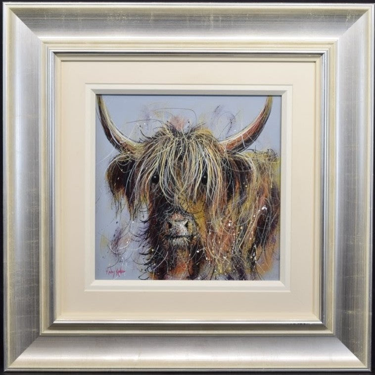 nessie framed original by artist ruby keller