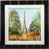 avenue to love framed original by artist simon wright
