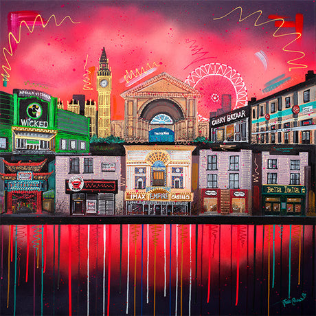 date night original framed by artist julie connor