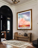 dawn oversized edition framed print by artist mackenzie thorpe