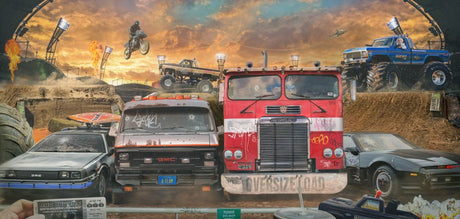 docs monster slam print mounted by artist jj adams