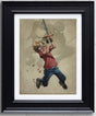 does whatever a spider can canvas framed in black by arist craig davison