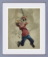 does whatever a spider can framed print by artist craig davison