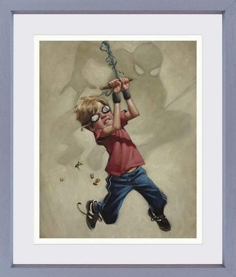 does whatever a spider can framed print by artist craig davison