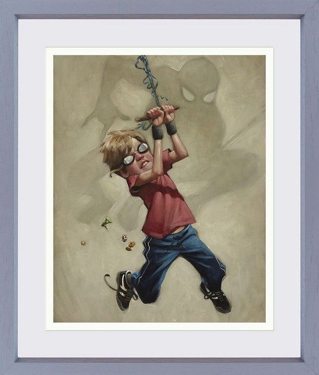 does whatever a spider can framed print by artist craig davison