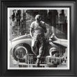 driven framed print by artist ben jeffery