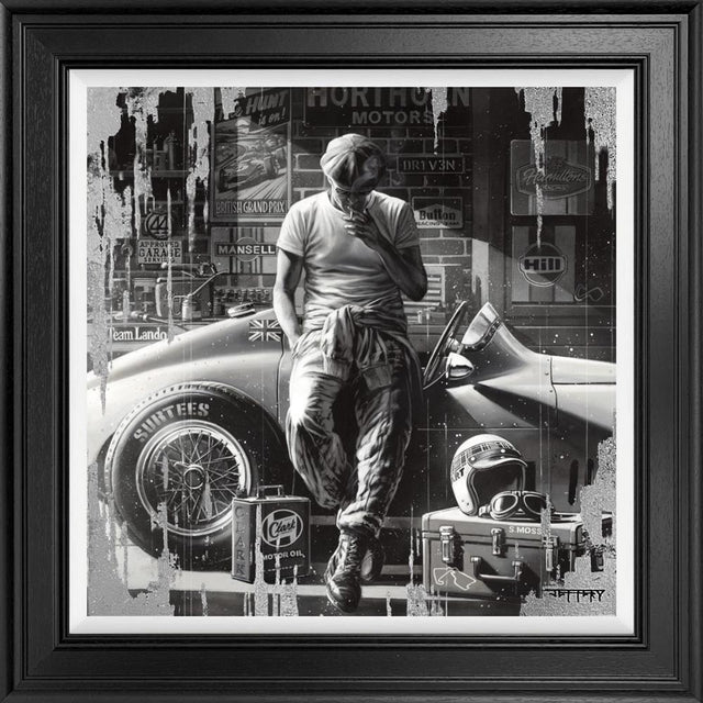 driven framed print by artist ben jeffery