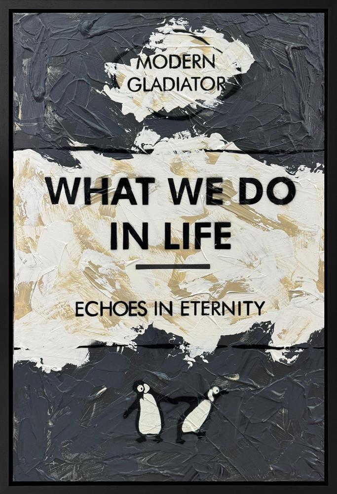 echoes in eternity framed original by artist hue folk