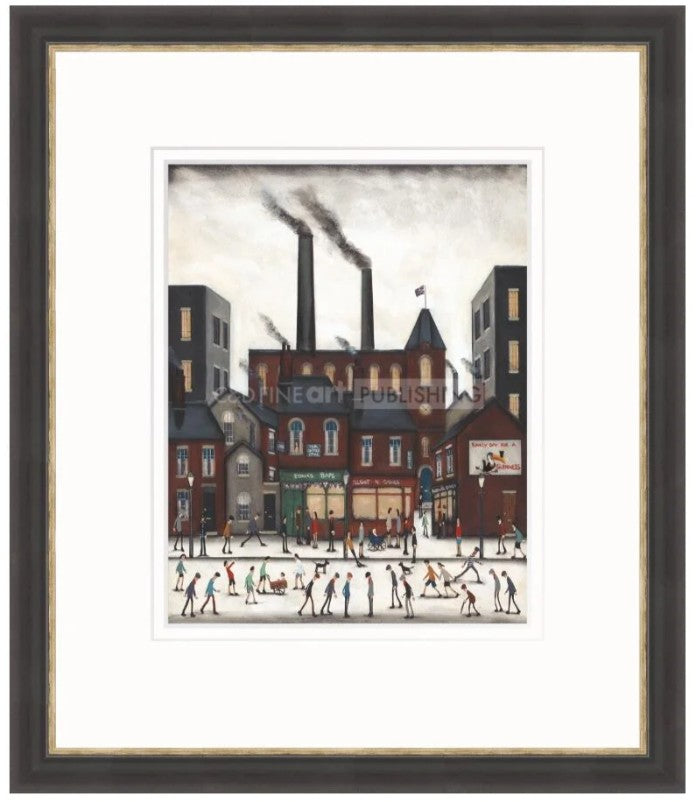 ednas baps framed in black and silver by artist sean durkin