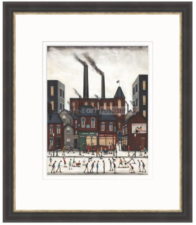 ednas baps framed in black and silver by artist sean durkin