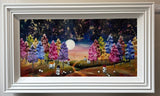 enchanted land original framed by artist rozanne bell