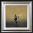 finding her way home framed print by artist michelle mackie