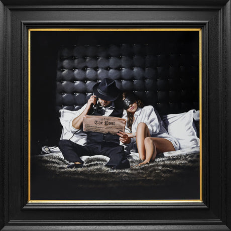 for love or money collectors edirion framed print by artist richard blunt